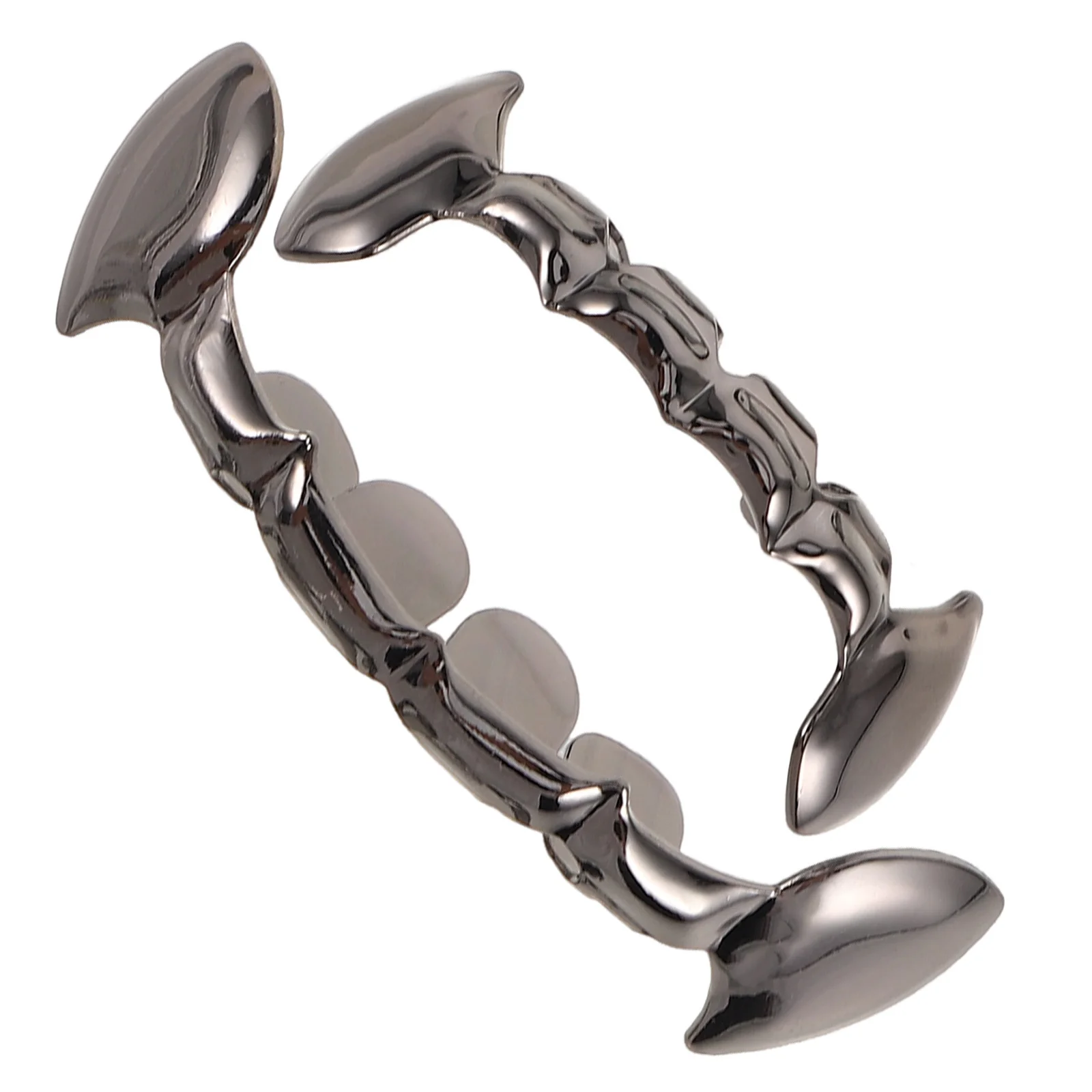 

2pcs Vampire Fake Mouth Hip Hop Removable Costume Props Halloween Teeth Adult Party Wear Fashion Accessories Fangs For Cosplay