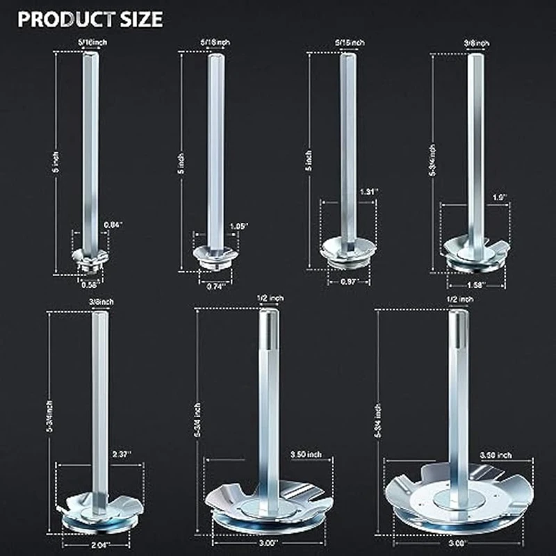 7 Stuks Pvc Fitting Socket Saver Set 1/2in, 3/4in, 1in, 1-1/2in, 2in, 3Inch, 4Inch, Pvc Pijp Ruimer Set Voor Het Verwijderen Van Hub