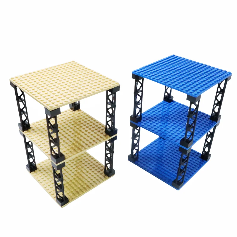 16x16 Double Sided Baseplates Durable 3pcs BuildingBlocks Toys Creative City Plates Plastic Blocks DIY Educational Kids gifts