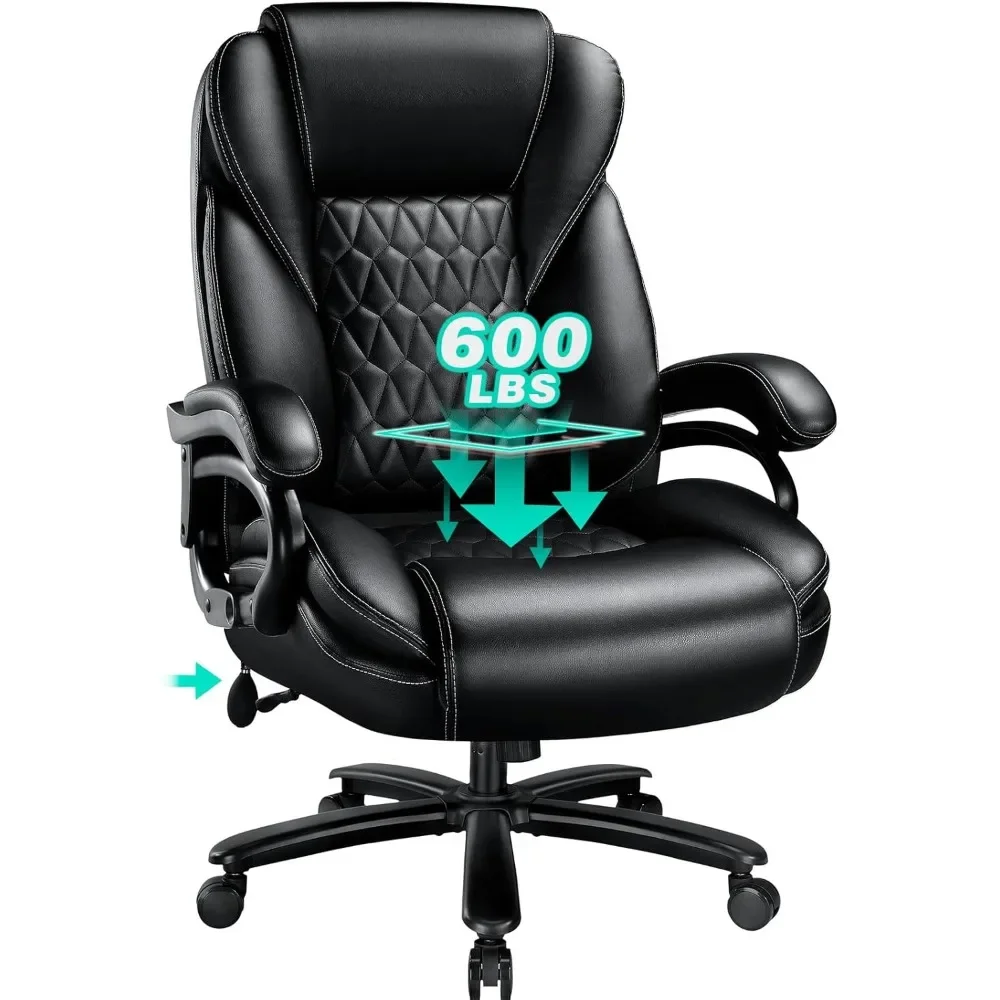 

Tall Office Chair with Pocket Spring Cushion, Ergonomic Heavy Duty Office Chair for Low Back Pain Relief, Large Eecutive Desk