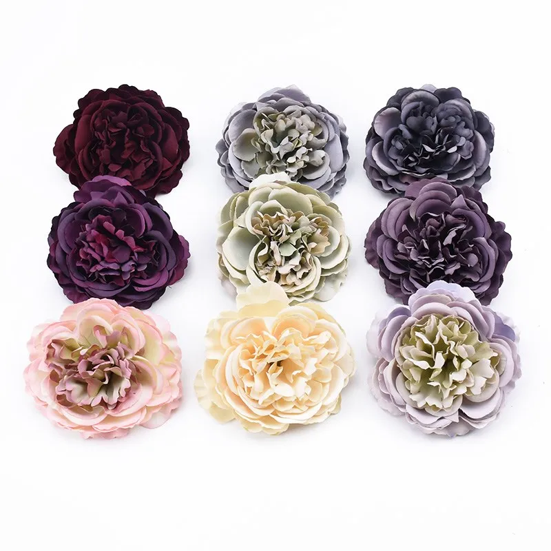 5/10PCS Seide Pfingstrose Künstliche Blumen Kranz Outdoor Garten DIY Geschenk Hause Vase Hochzeit Brautstrauß Festival Party Dekorationen