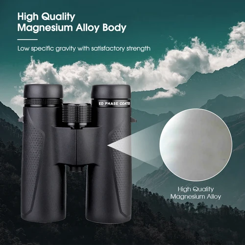 Imagen 2 del producto Svbony SV202 8X32/8x42/10x42/10X50 ED binoculares IPX7 cuerpo de aleación de magnesio binoculares de largo alcance BAK4 para observación de aves Camping