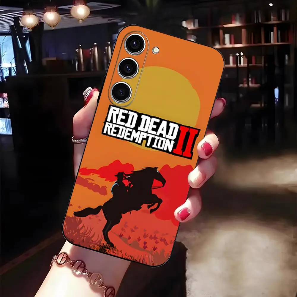 Coque de téléphone Red-Dead Redemption pour Samsung S26 S25 Plus S20 S20 Plus S22 Ultra S23 FE S21 Plus S21 Ultra, couverture souple