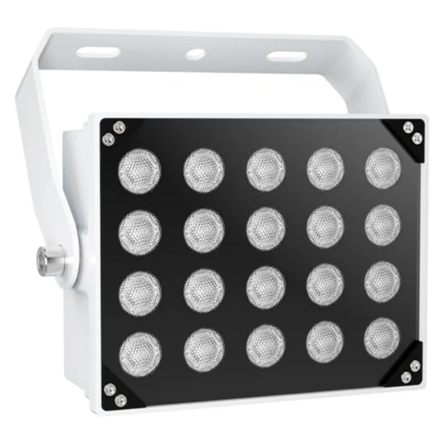 

Upgraded] Univivi IR Illuminators 20 LEDs 850nm Long Range Illuminator 90 Degree Wide Angle Infrared Flood Light IP67 Waterproo