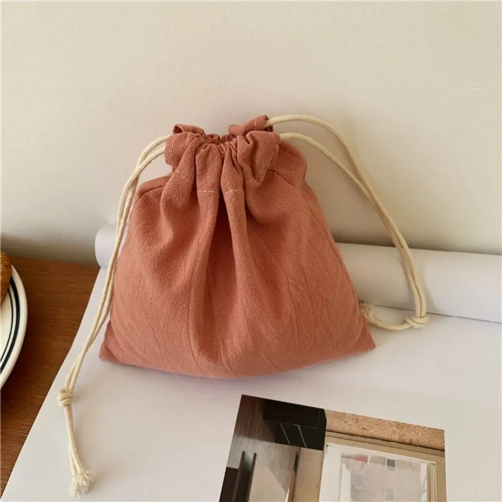 Bolso de mano de gran capacidad, monedero portátil con cordón, bolsa de almacenamiento, bolsita, lápiz labial, organizador de joyería, bolsa de regalo