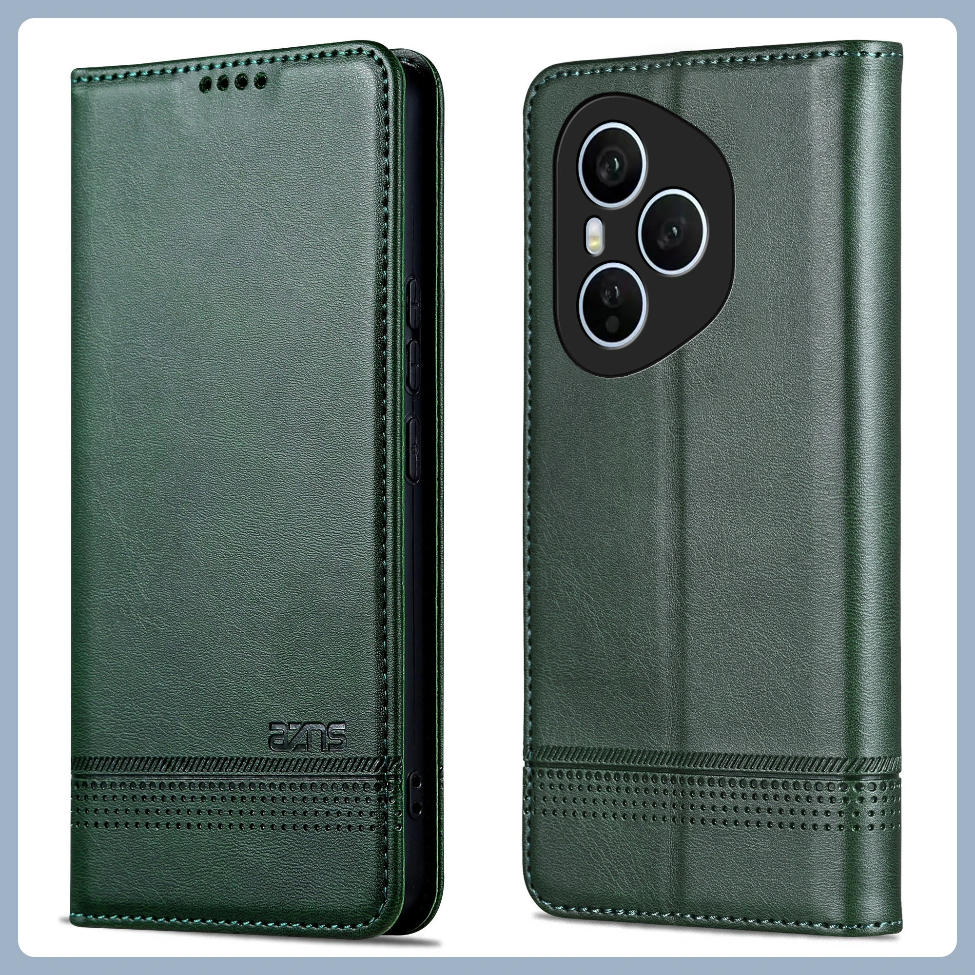 

Роскошный кожаный чехол Honor 400 200 Pro 300 100 Lite в стиле ретро с откидным магнитом и закрытым полным чехлом для Huawei Honor 300 200 400 Ultra Bags