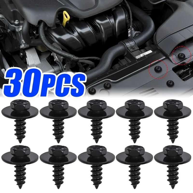 

Car Bumper Self Tapping Screws Auto Motorcycle Engine Cover Bumper Splash Shield Liner Fastener Fender Retainer Rivet Screws