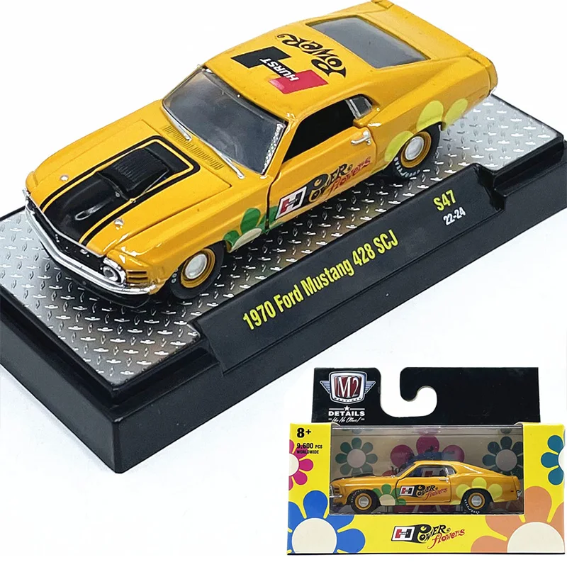 

1:64M2 Car Model 1970 Mustang 428SCJ Simulation Alloy Car Model Collection Ornament New with Packaging
