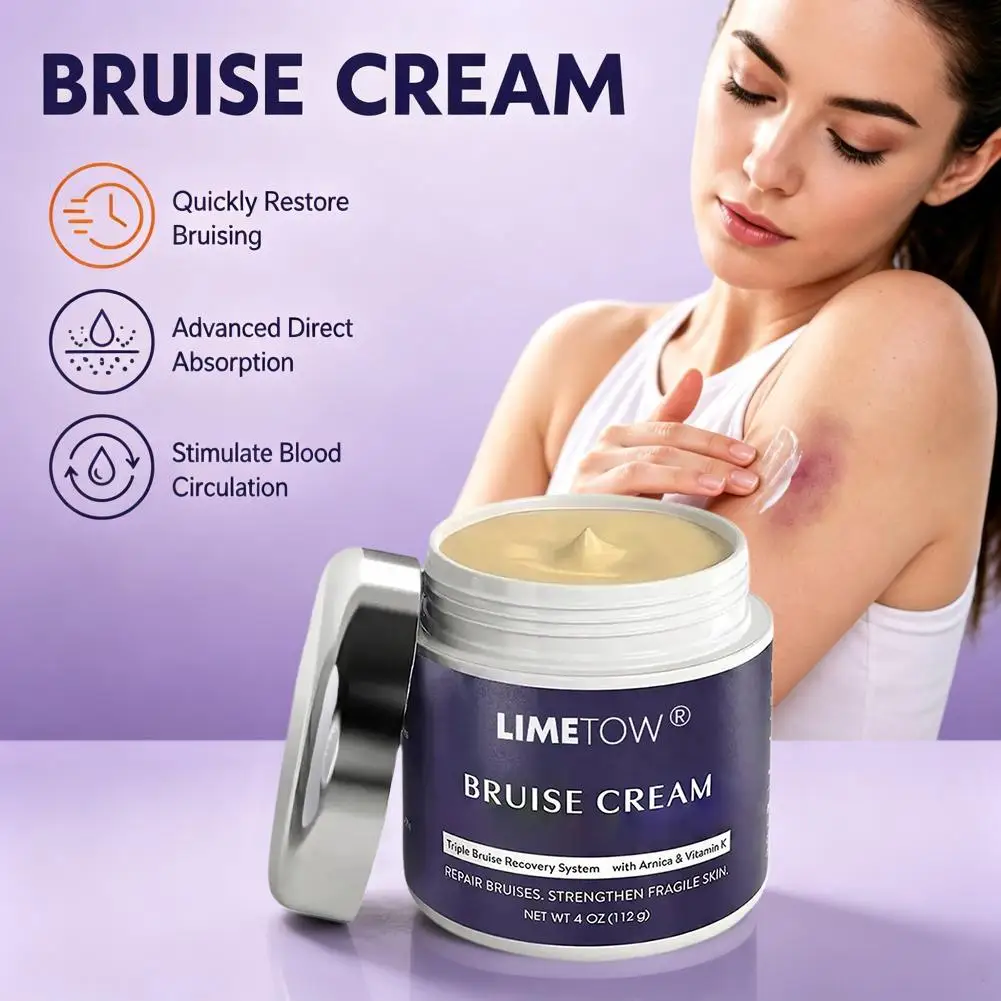 112g LIMETOW BRUISE CREAM Triple Bruise Recovery System Strengthen Fragile Skin Cream Professional Brand Body Repair Moisturizer