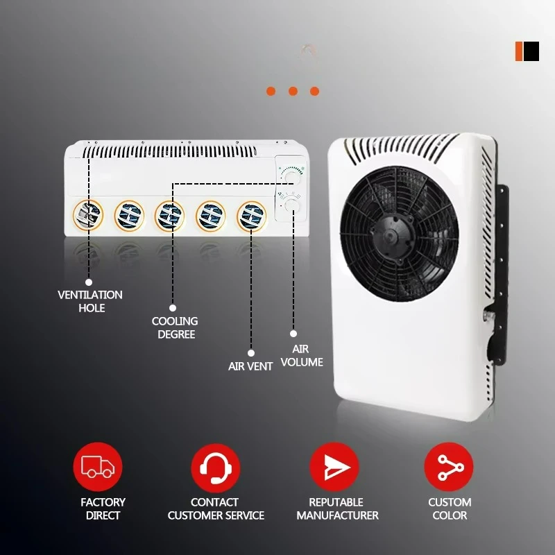 

High Quality Truck air Conditioner 12V 24V Can Customize logo Fit for All Kinds of Car air Conditioning System