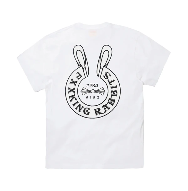 ex ort Sve T-irt FR2 Logo im Gesichtsprofil bedrucktes Freizeitoberteil aus reiner Baumwolle für Jugendpaare, für alle Jahreszeiten geeignet