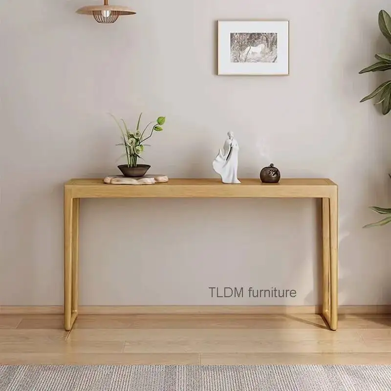 وحدة التحكم المدخل الخشب طاولات جديدة المنزل طويل الصينية الجدول ضوء الفاخرة الصلبة شريط ضيق جدا طاولة وحدة التحكم لغرفة المعيشة #1