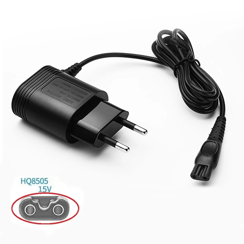

15V 5.4W Power Adapter Razor Charging Cable for PHILIPS Razors HQ8505 7000 5000 3000 9000 2000 2300 Mg7750 Mg7790 8500X Series