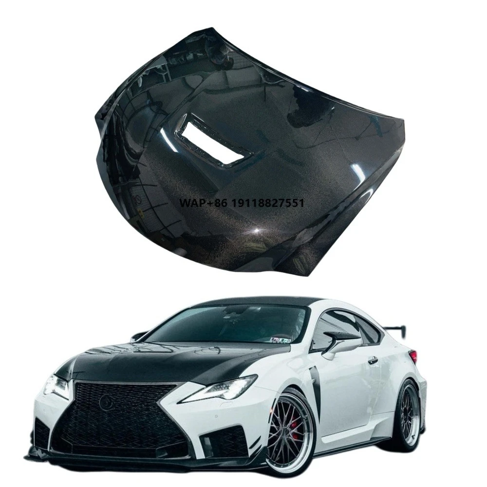 

Carbon Fiber Engine Hood Bonnet forRCF Lightweight Engine Bonnet with UV Protection Gloss Finish