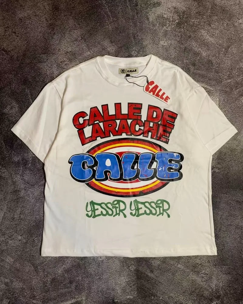 

2025 модная мужская рубашка в стиле Харадзюку в стиле хип-хоп, уличный узор, принт, короткий рукав, оверсайз, трендовая, повседневная свободная футболка в стиле панк