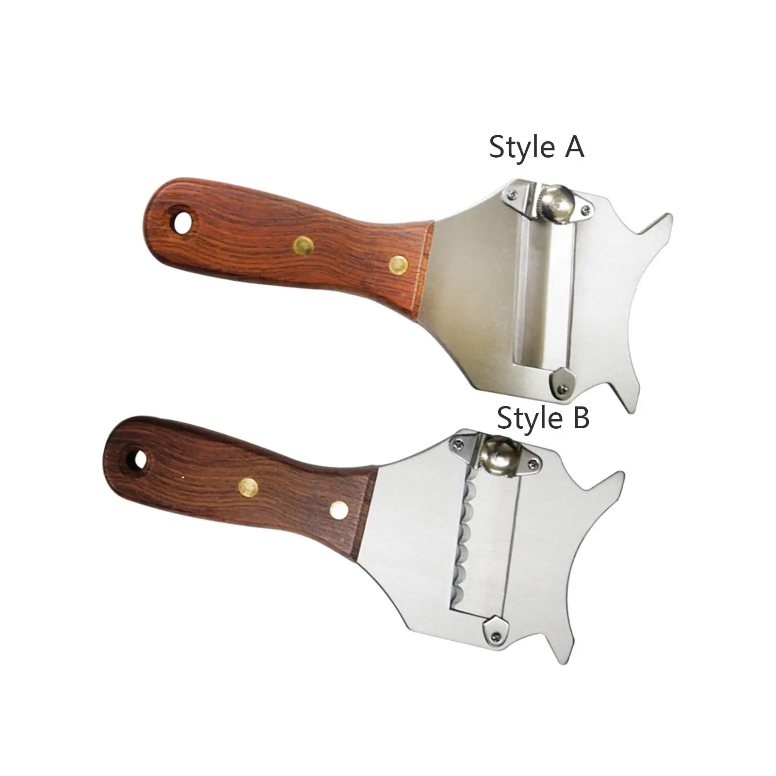 

1PC Professional Stainless Steel Truffle with Wood Handle,Cheese Chocolate for Household Dessert Perfect Kitchen Accessories