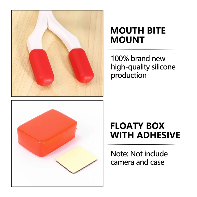 مجموعة تثبيت الفم لـ Go Pro ، موصل أقواس الأمواج ، ملحقات ركوب الأمواج لـ Gopro Hero 6 ، 5 ، 4 ، 3 + ، sj4000 ، شاومي VP409