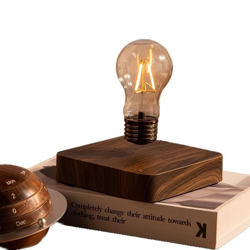 

Magnetic levitation light bulb technology desktop model small ornament desk lamp home living room crafts atmosphere lamp