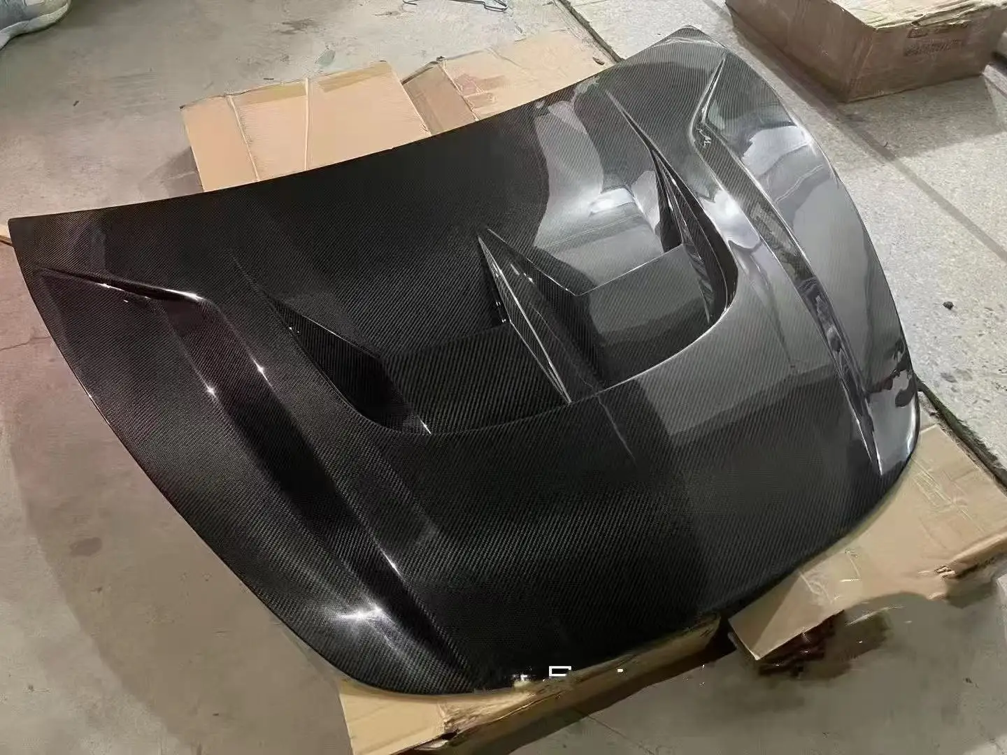 ForTesla 3 Y Hacker Carbon Fiber Bumper Cover-Bolt-On Universal Fitment 2