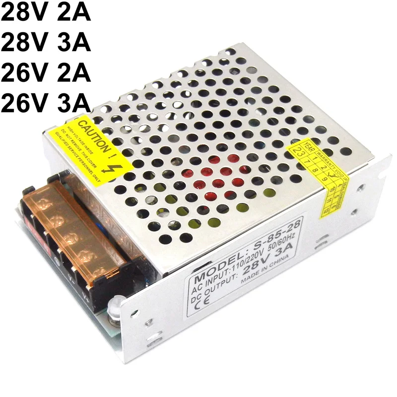 

26V 28V 2A 3A Switching Power Supply AC110V 220V TO DC Switch Driver 52W 56W 80W 84W SMPS Access Transformer Video Intercom