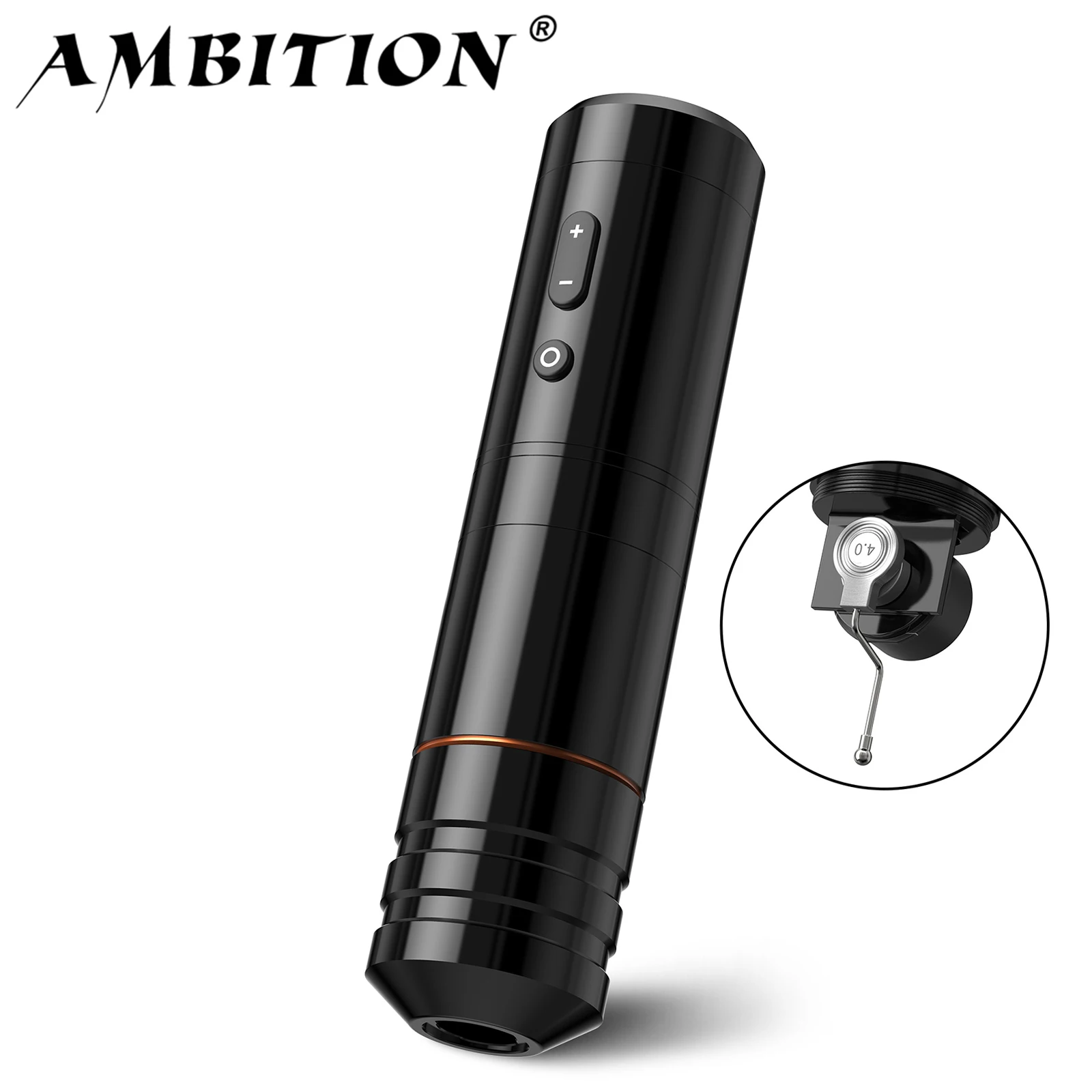 Ambition Ninja Nova 2024/2025 Wireless Tattoo Pen Machine Latest Unlimited Direct Drive Brushless Motor 4.0/3.5mm Stroke Length
