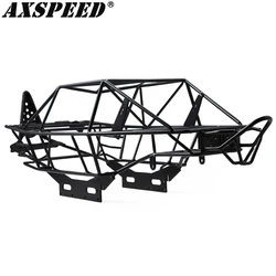 AXSPEED Steel Chassis Frame Body Full Tube Roll Cage for 1/10 Axial Wraith 90053 RR10 RC Crawler Car Accessories