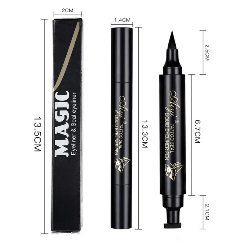 /4pcs kleines Design Mascara ultra feine Stifts pitze Vollfarb Eyeliner zarten und glatten Dual-Use-Beauty-Stift