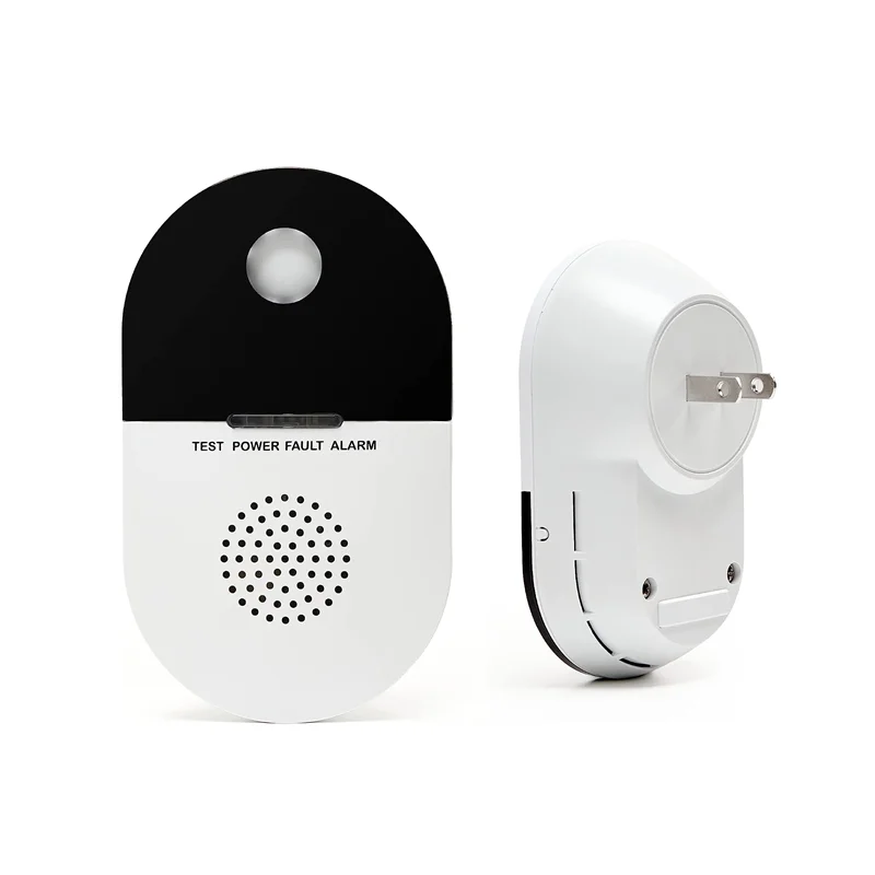 AC110-220V Plug In Monoxide Alarm Poisoning CO Gas Monitor Carbon Monoxide Detector For Home Travel RV Camper Trailer