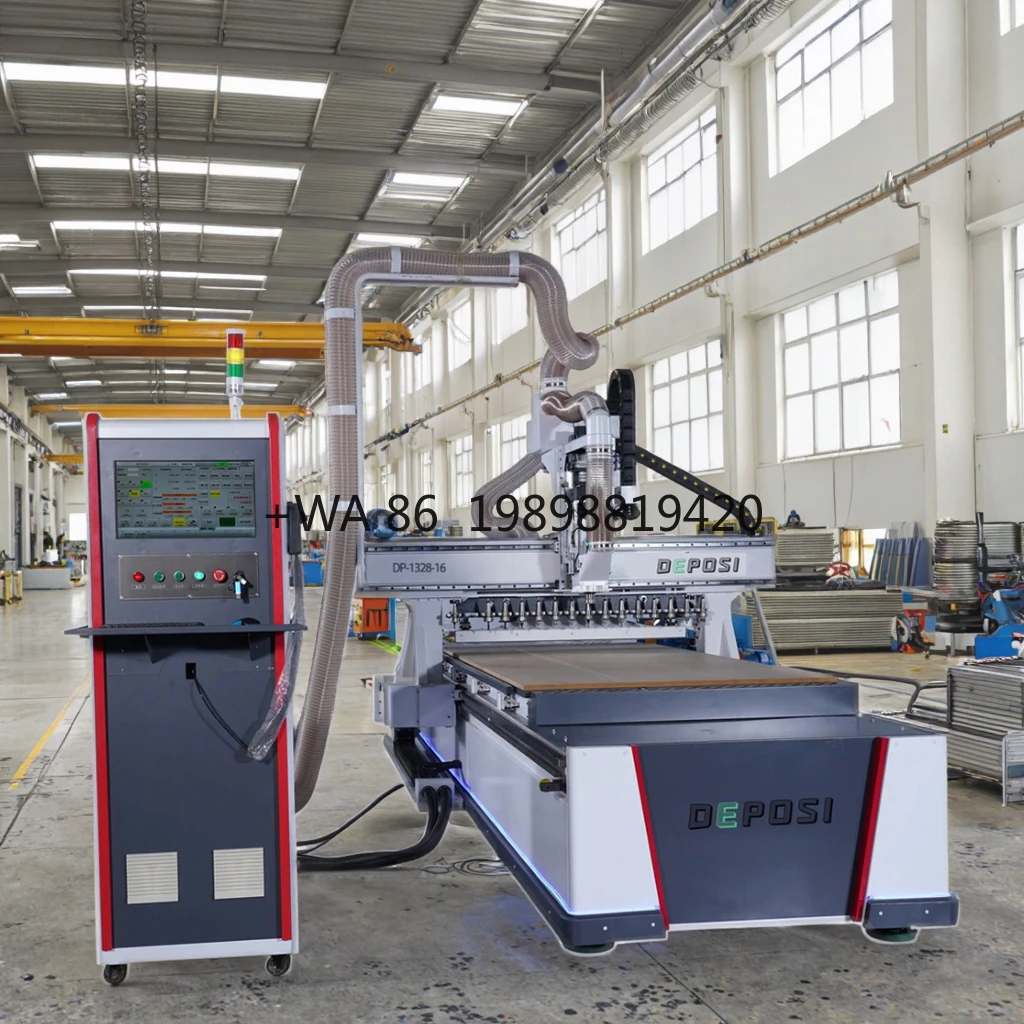 Router 2030 Atc Wood Working Engraving Machine For Doors 1328 Automatic Tool Changer 3 Axis