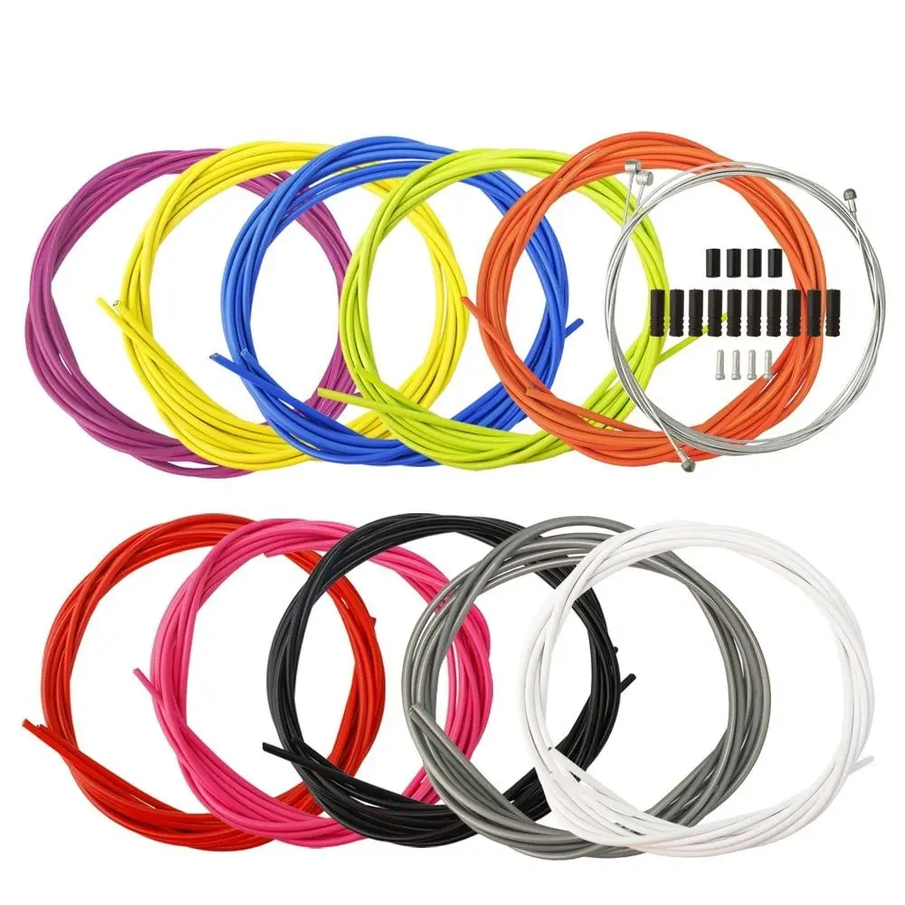 Multicolor Bike Brake/Shift Line Tube Line Hose Housing End Cap Derailleur/Brake Kits Cycling Accessories Mountain Bike