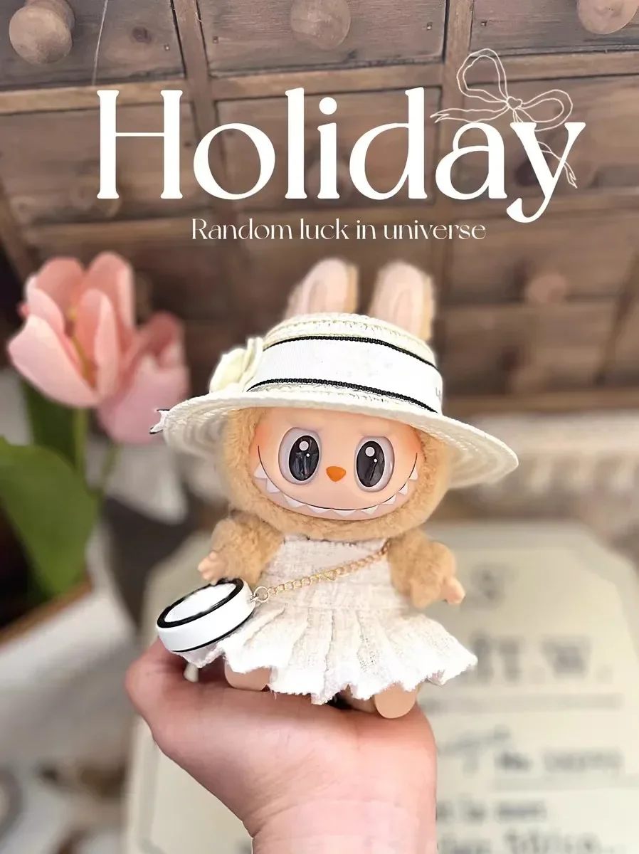

17cm Labubu Doll's Clothes The Monster Outfit Accessories Clothing Advanced luxury senior fashion designer brand DIY Kids Gift