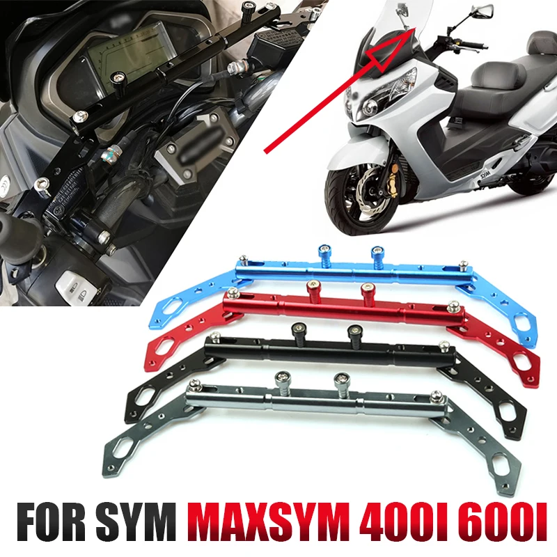 For SYM MAXSYM 400i 400 600i 600 Motorcycle Accessories Phone GPS Navigation Plate Bracket Handlebar Adapt Holder Balance Bar