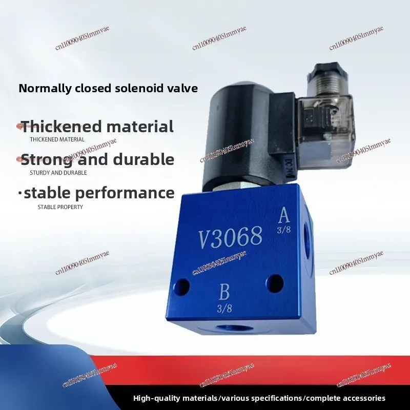 Normally Closed Solenoid Valve V3068 Valve Tubular  Block Magnetic Pressure Maintaining  Electric Pressure Relief Solenoid