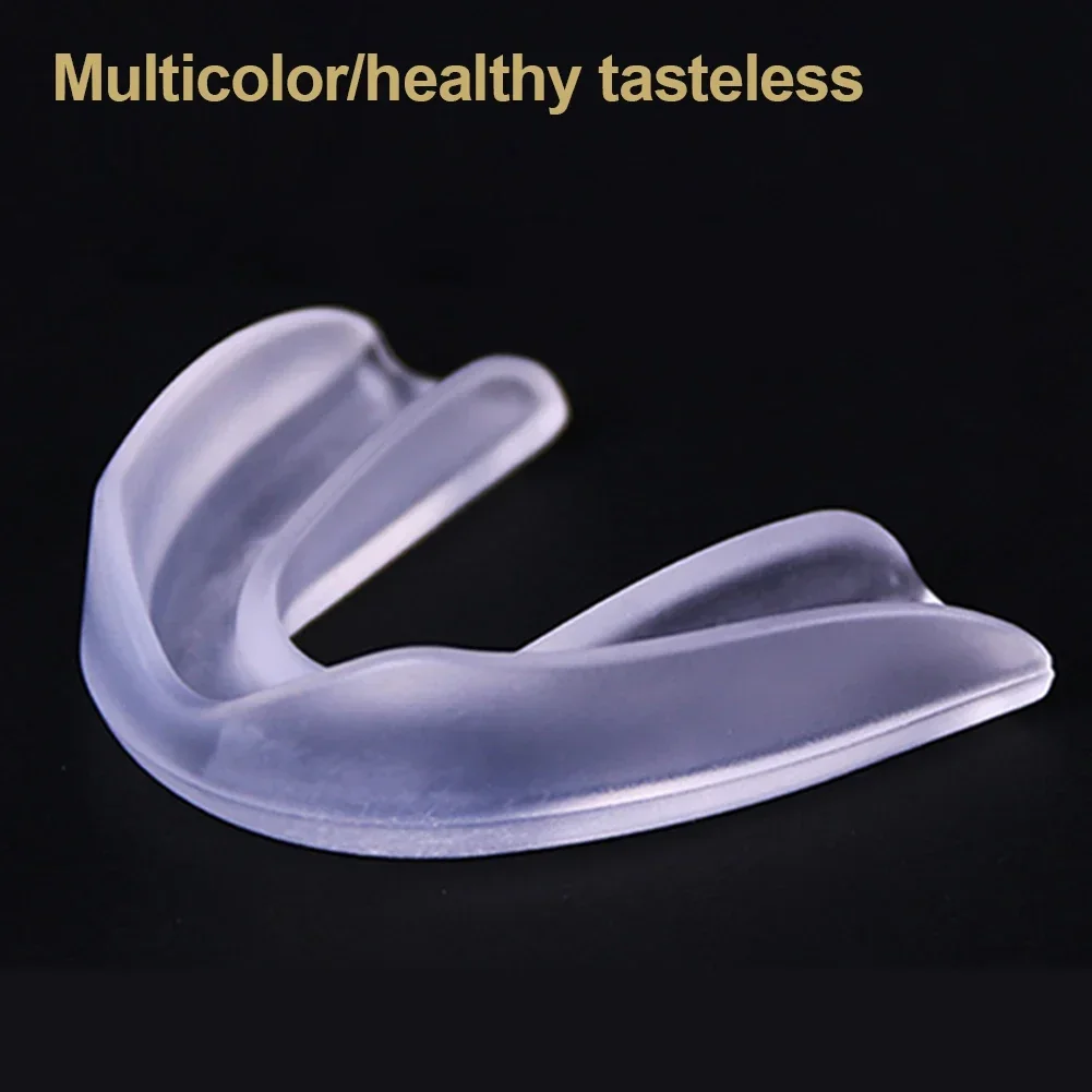 Transparent Eva Karate Children Boxing Rugby Sports Mouth Guard Adults Mouthguard Teeth Protector With Plastic Case Box