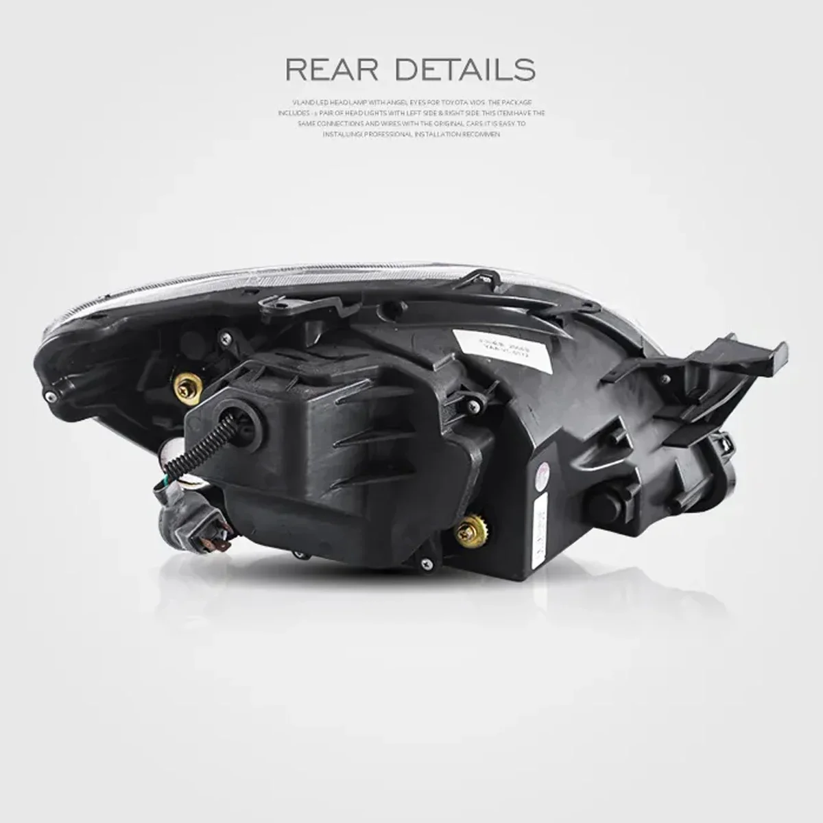 

Фара Belta SedanXP90 2-го поколения для Toyota Vios 2008-2013, фара в сборе, DRL, дневные ходовые огни, указатель поворота