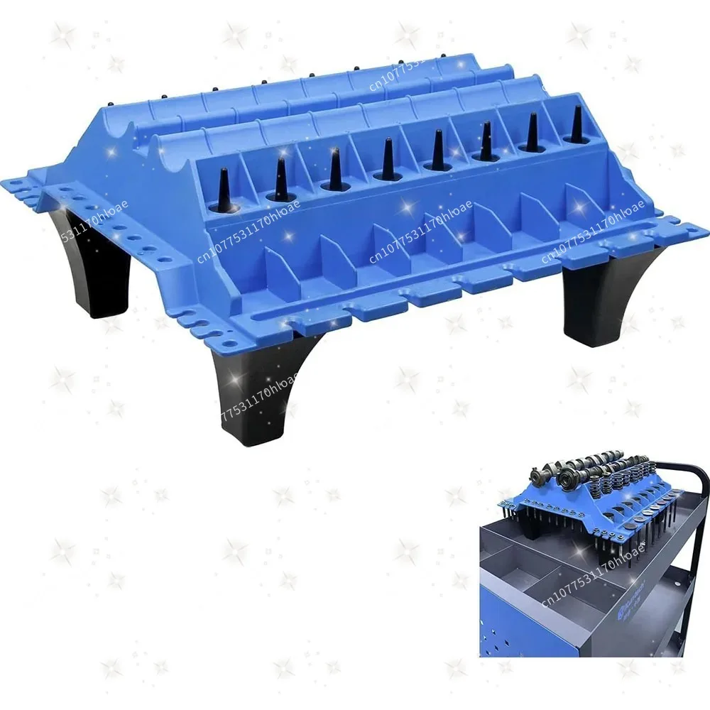 Engine intake and exhaust maintenance parts workbench, loose parts return table bracket
