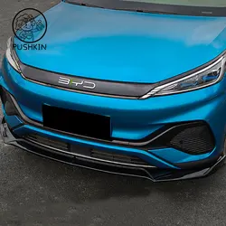 Per BYD ATTO 3 2022 2023 cromato in fibra di carbonio maniglia della portiera dell'auto copertura Trim interni trim adesivi per auto