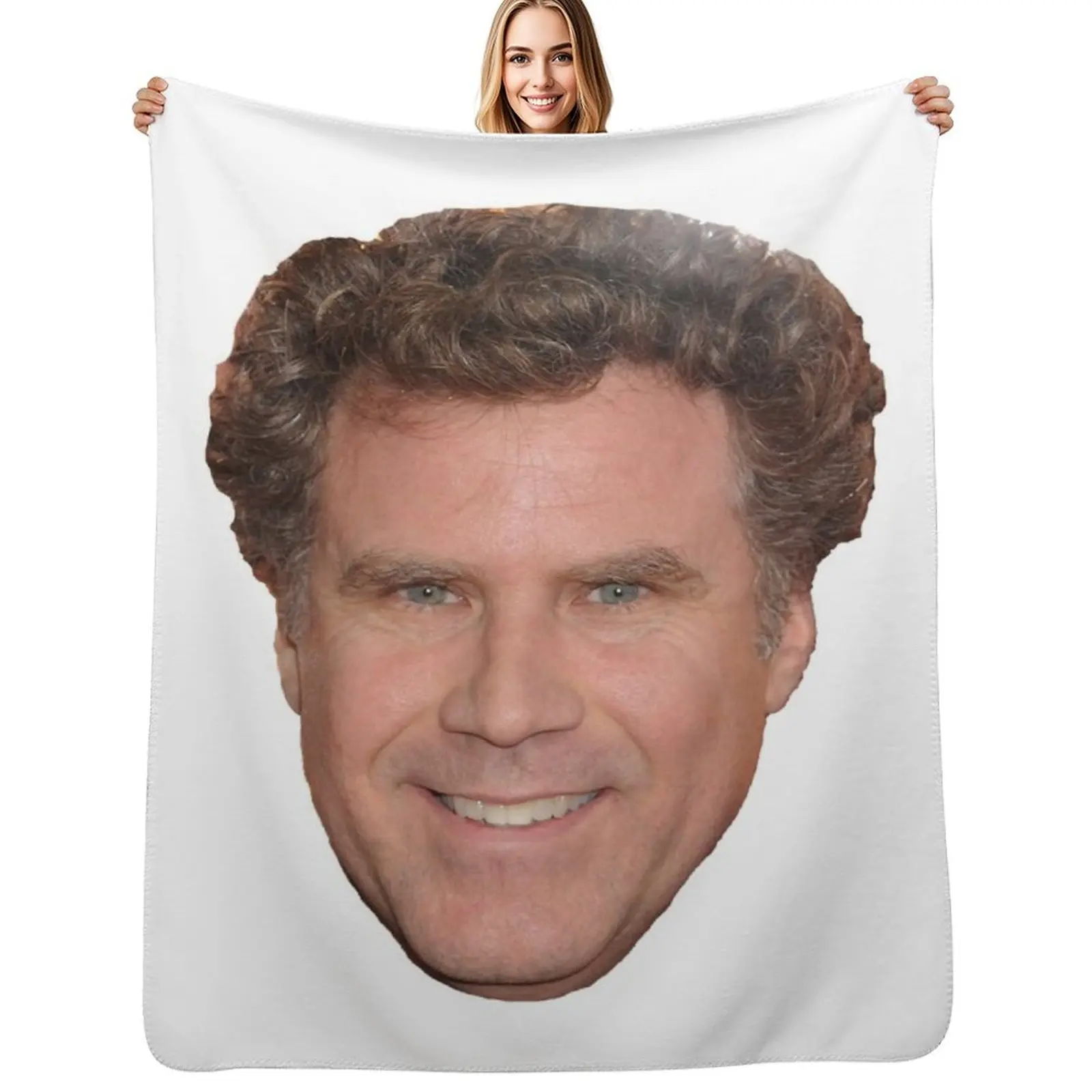 

Will Ferrell Throw Blanket Ultra Soft Flannel Fleece Blanket for All Seasons
