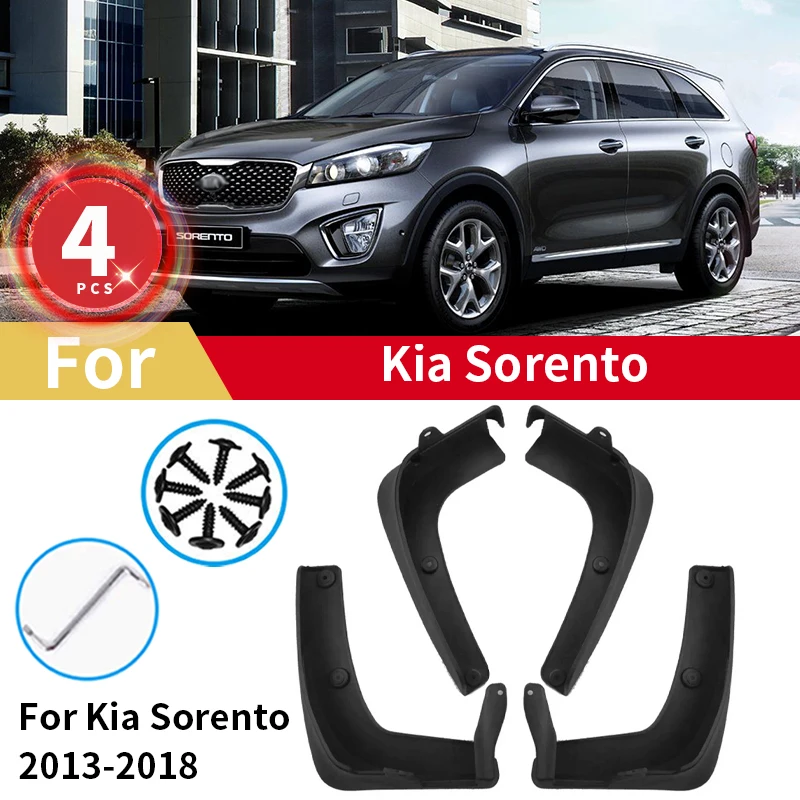 For Kia Sorento 2013 2014 2015 2016 2017 2018 Mud Flaps Front Rear Mud Cover Guard Mudguard Wheel Fender Accessories