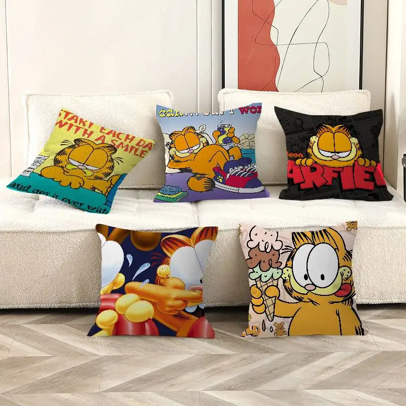 

Cute Anime G-Garfields Cat Pillow Anime Pillow Sofa Bed Head Pillow Cover Cushion Cover 45x45 Cm Fashion