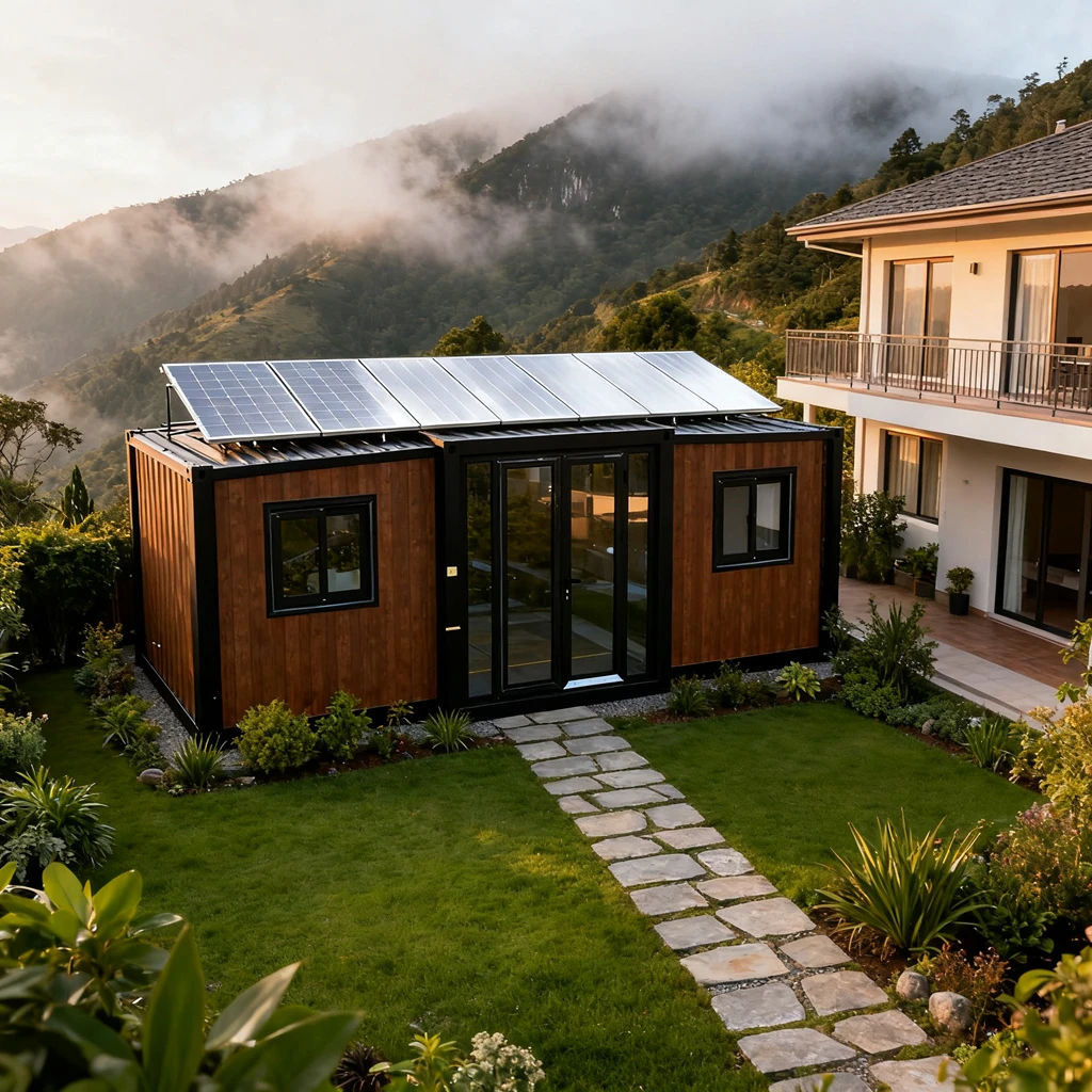 Customized Modern-style Prefabricated Container Houses, Modular Prefabricated Houses with 1-3 Bedrooms and Bathrooms.