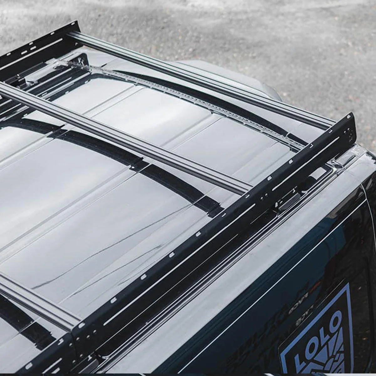 New Stainless Steel and Aluminum Auto Box for Transit Van Roof Rack Transit Van Low Pro Roof Rack