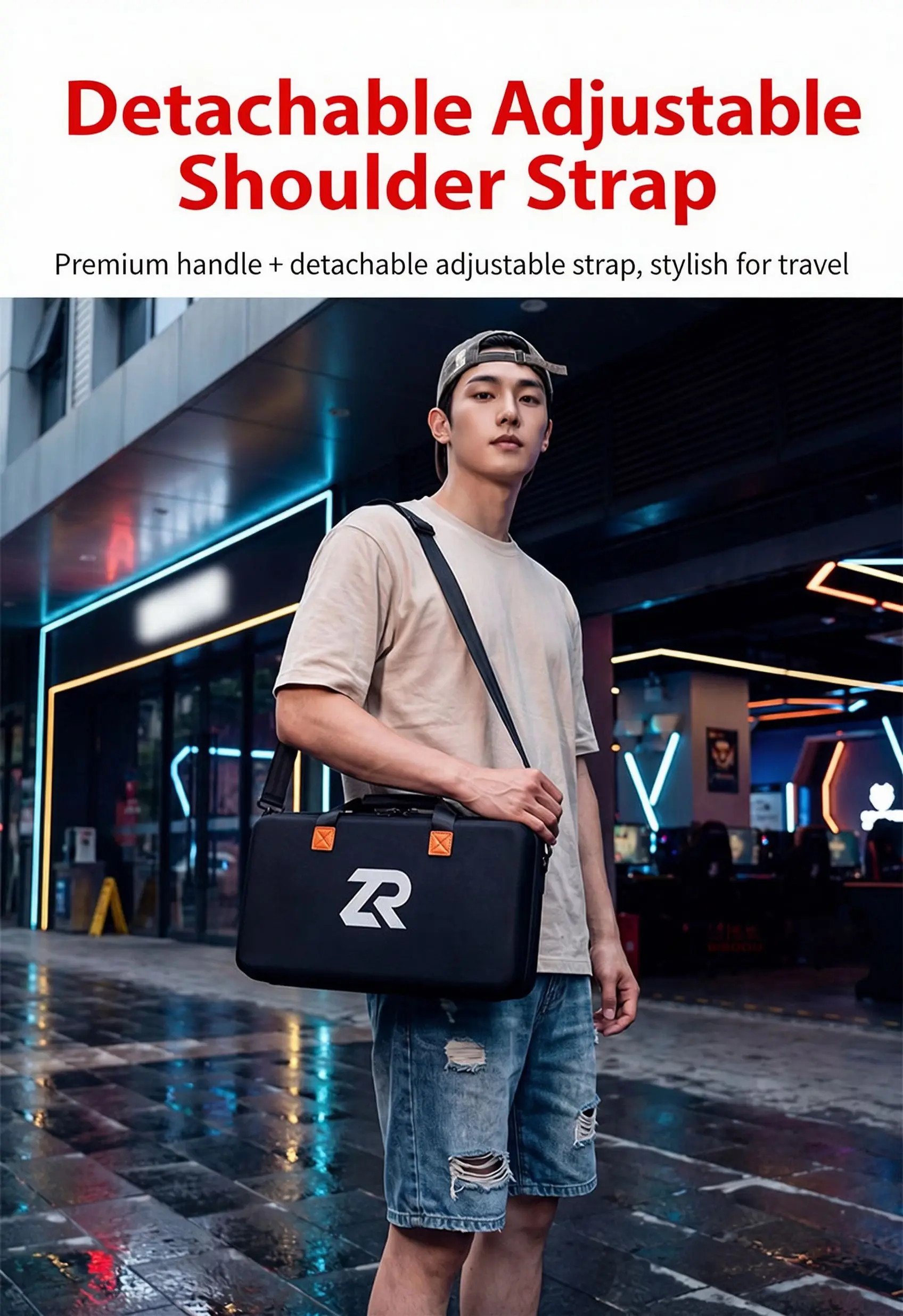 Hard EVA Storage Bag for 87-Key Keyboard, Mouse, Headphones Tablet Box Portable for Logitech Esports Peripherals Carrying Case