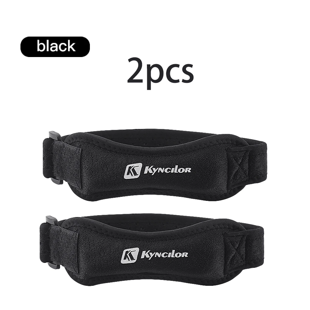 2 Peças de Faixas Ajustáveis para Joelho Kyncilor, Tiras de Tecido Respirável e Macio para Ciclismo, Corrida, Treinamento Físico ao Ar Livre