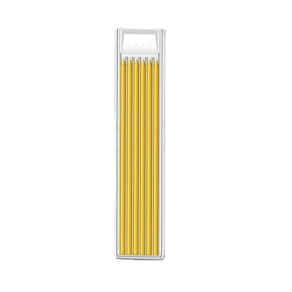 

1Set 2.8mm Woodworking Pencil Deep Hole Marking Built-in Sharpener Mechanical Pencil Metal Long Head