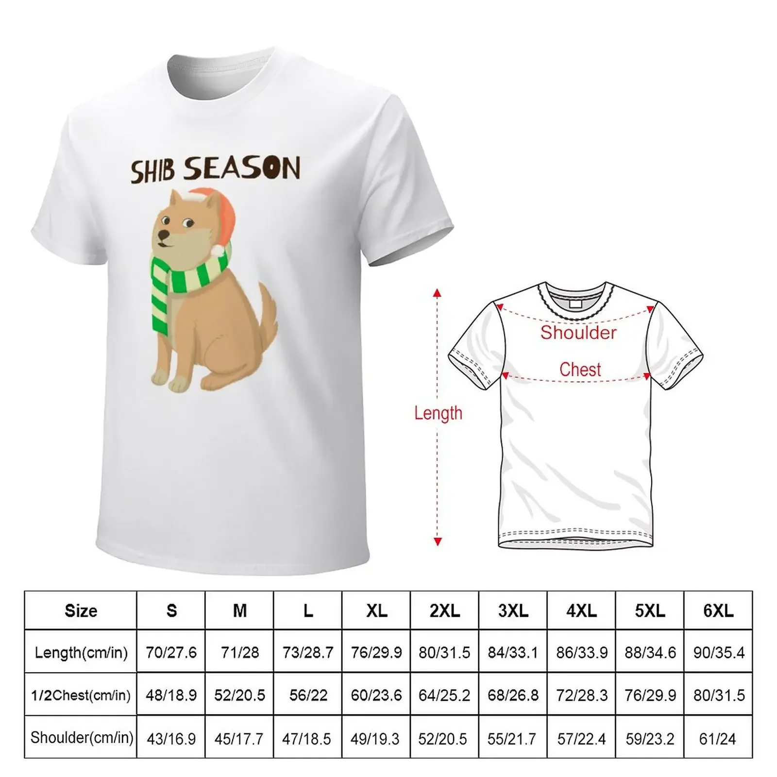 Shib Season T-Shirt hippie clothes sweat Men's t-shirt shirts graphic tees Aesthetic clothing graphics sports fans men clothes