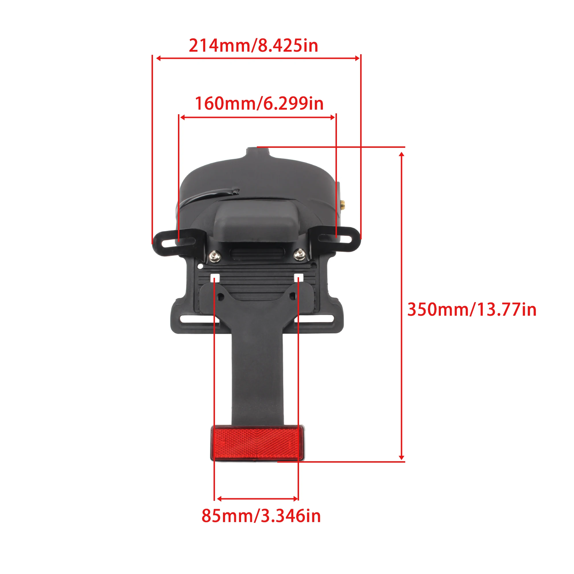 Motorcycle Rear Fender License Plate Bracket With LED Tail Light For Harley Sportster XL 883 1200 48 2004-2014 Replacement Parts