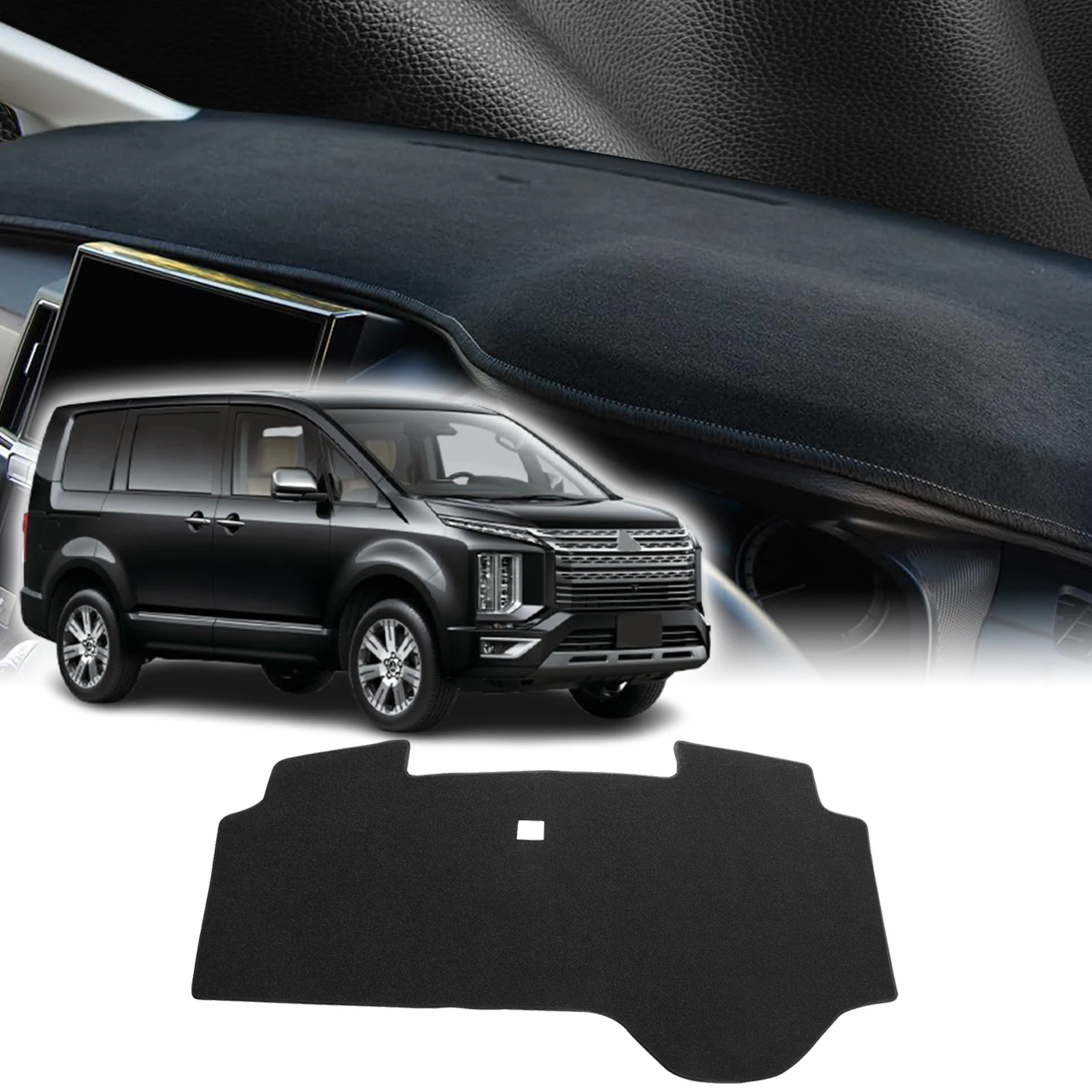 

fit for Mitsubishi Delica D:5 D5 2019 2020 2021-2025 Dashmat Dashboard Cover Pad DashMat Sunshade Protective Carpet Accessories