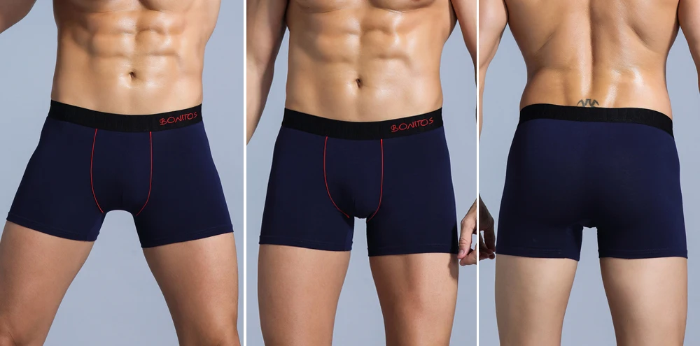 6 stücke Baumwolle Mann Boxer Marken Schlüpfer der Männer Unterwäsche Geschenk Männlichen Slip Unterhose Sexy Platz Boxershorts Homme Badehose Shorts – Detail 5