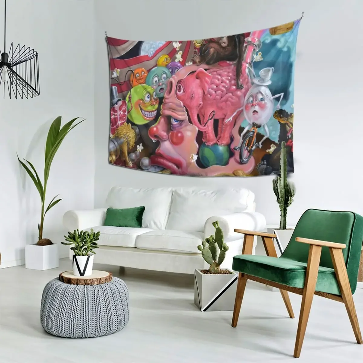 

Circus of Delusion Tapestry Room Decoration Accessories Japanese Room Decor Home Decor Aesthetic Anime Decor Tapestry